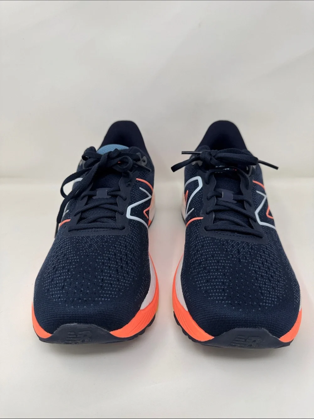 New Balance Navy and Coral 880 Fresh Foam Running Shoes
